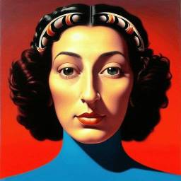 Foto de perfil artistica al estilo de Dali para mujer