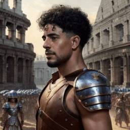 Foto de perfil anime como Gladiador para hombre