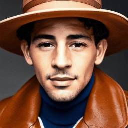 Foto de perfil realista para hombre - Vintage